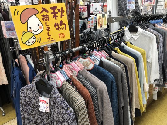 おしゃれの秋、ミセス衣料続々入荷！