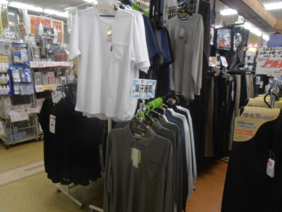 吸水速乾Ｔシャツ・ポロシャツ売れています！