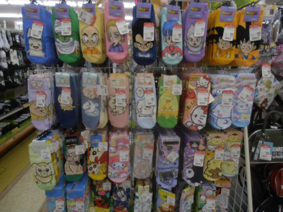 キャラクターフロント柄ソックス！