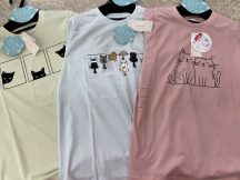 ひんやり接触冷感の綿Tシャツ。