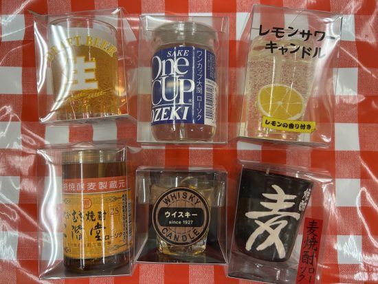 お盆に「故人の好物ろうそく」。